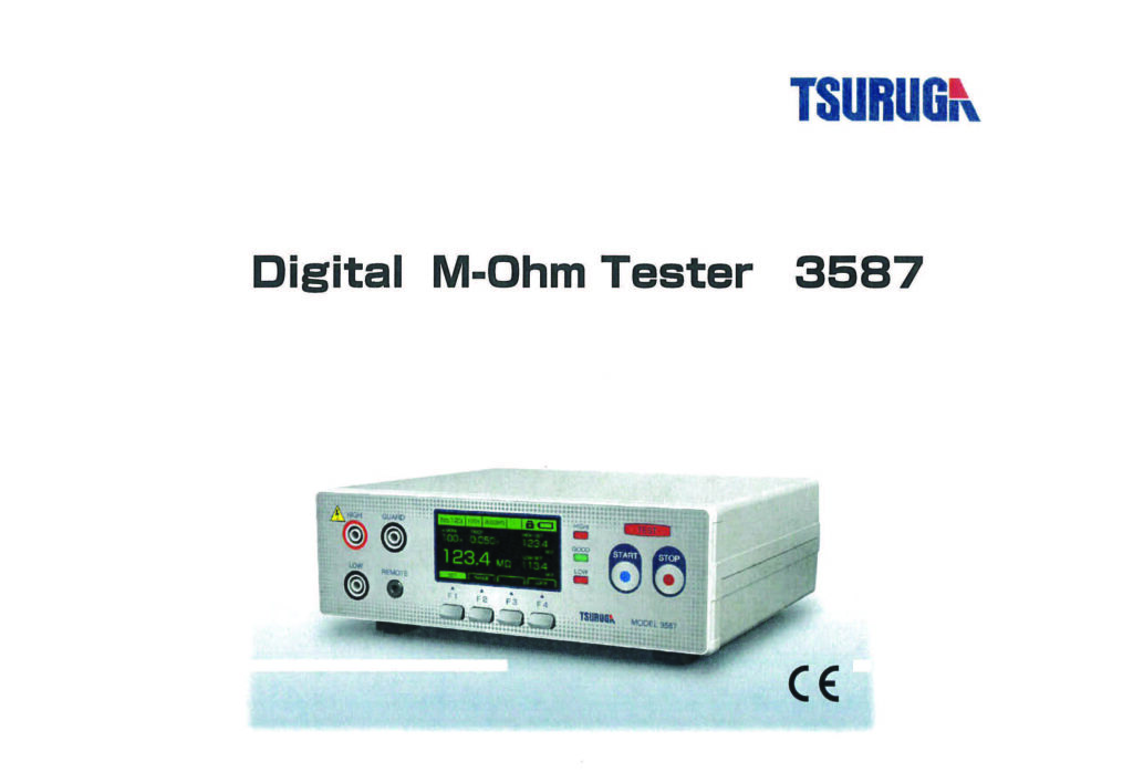 Digital M-Ohm Tester 3587 catalog
